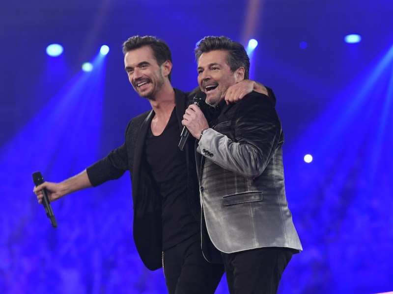 Florian Silbereisen mit Thomas Anders