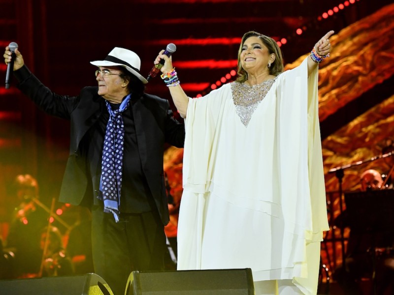 Verona: Verona Arena. 4 times 20 . Albano birthday . In the photo: Al Bano and Romina Power PUBLICATIONxNOTxINxITA Copyright: xMaurizioxD Avanzox/xipa-agency.nx/xMaurizioxDxAvanzox IPA_IPA38166810
