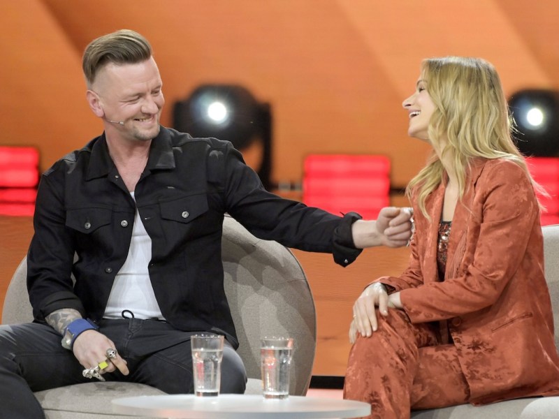 Ben Zucker und Sarah Zucker bei der Aufzeichnung der ARD-Unterhaltungsshow Verstehen Sie Spa√ü im Studio H in Berlin-Adlershof. Berlin, 23.03.2023 *** Ben Zucker and Sarah Zucker at the recording of the ARD entertainment show Verstehen Sie Spa√ü at Studio H in Berlin Adlershof Berlin, 23 03 2023 Foto:xF.xKernx/xFuturexImage