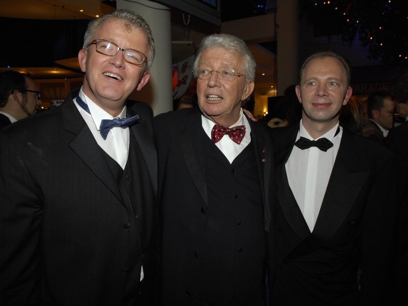Dieter Thomas Heck mit den Söhnen Nils und Kim
