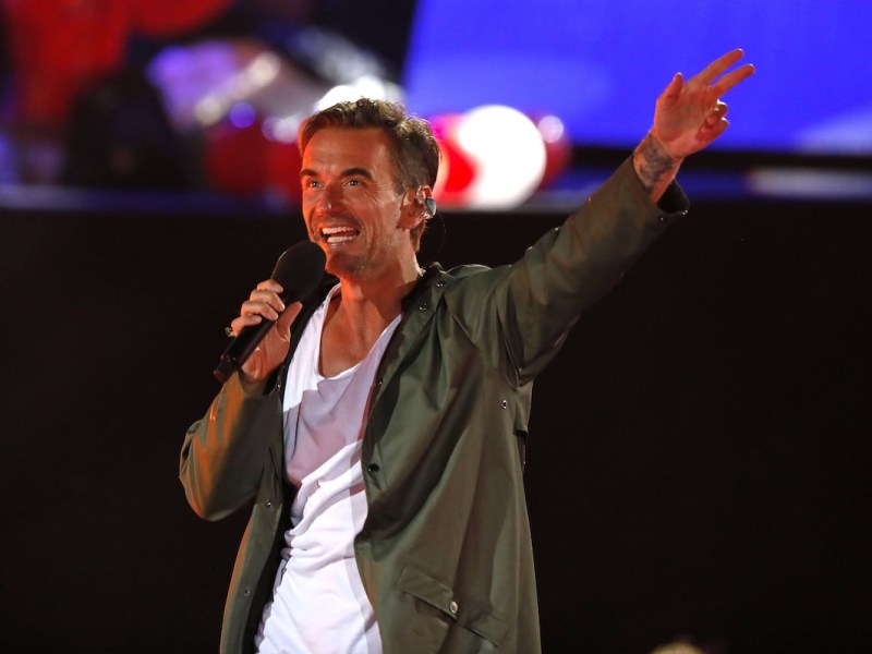 Florian Silbereisen in der TV-Show Schlagerbooom Open Air - Die Stadionshow in ÷sterreich live aus dem Stadion Kitzb¸hel. Kitzb¸hel, 08.06.2024 *** Florian Silbereisen in the TV show Schlagerbooom Open Air Die Stadionshow in Austria live from the Kitzb¸hel stadium Kitzb¸hel, 08 06 2024 Foto:xR.xSchmiegeltx/xFuturexImagex schlagerboom_4716