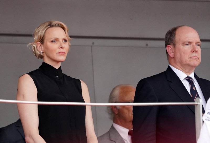 Fürst Albert und Fürstin Charlène