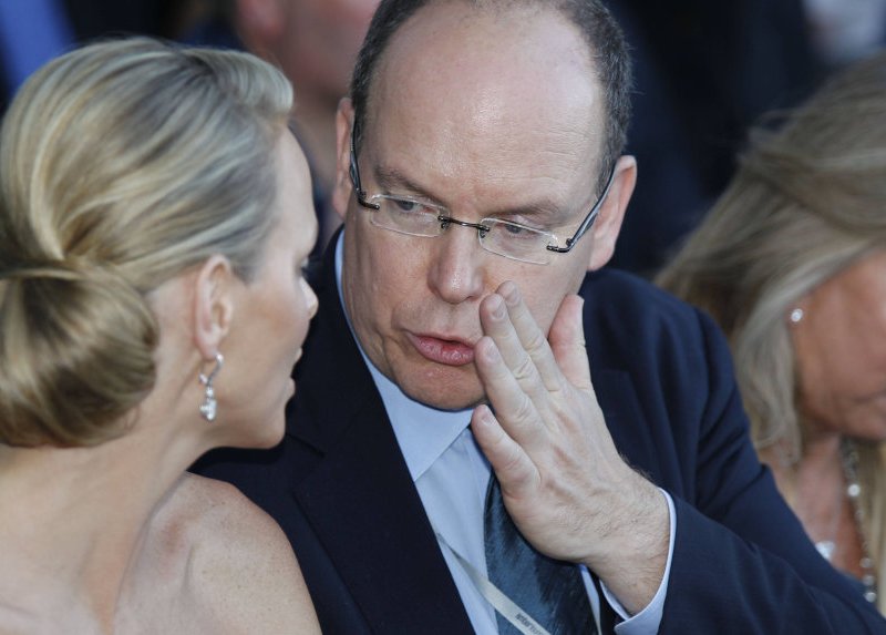 Fürst Albert und Charlène