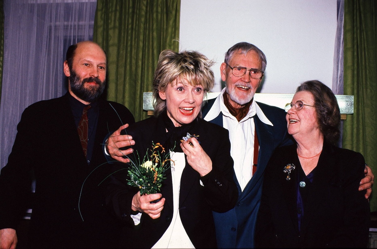 7/ Friedrich Kurz, Gitte Haenning, Vater Otto Haenning und Mutter Erna Johanson, Songs for my Father Konzert in der Komischen Oper Berlin, Jazz, Musik, *** 7 Friedrich Kurz, Gitte Haenning, father Otto Haenning and mother Erna Johanson, Songs for my Father concert at the Komische Oper Berlin, jazz, music, Copyright: xPOP-EYE/moxh¸benerx 0000701500007015