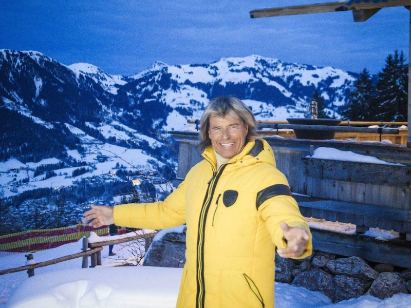 17.01.2024, Kitzb¸hel, AUT, Unterwegs in Tirol, Pr‰sentation CD Hansi Hinterseer, im Bild Hansi Hinterseer, Seidl Alm, *** 17 01 2024, Kitzb¸hel, AUT, Unterwegs in Tirol, Presentation CD Hansi Hinterseer, in the picture Hansi Hinterseer, Seidl Alm,