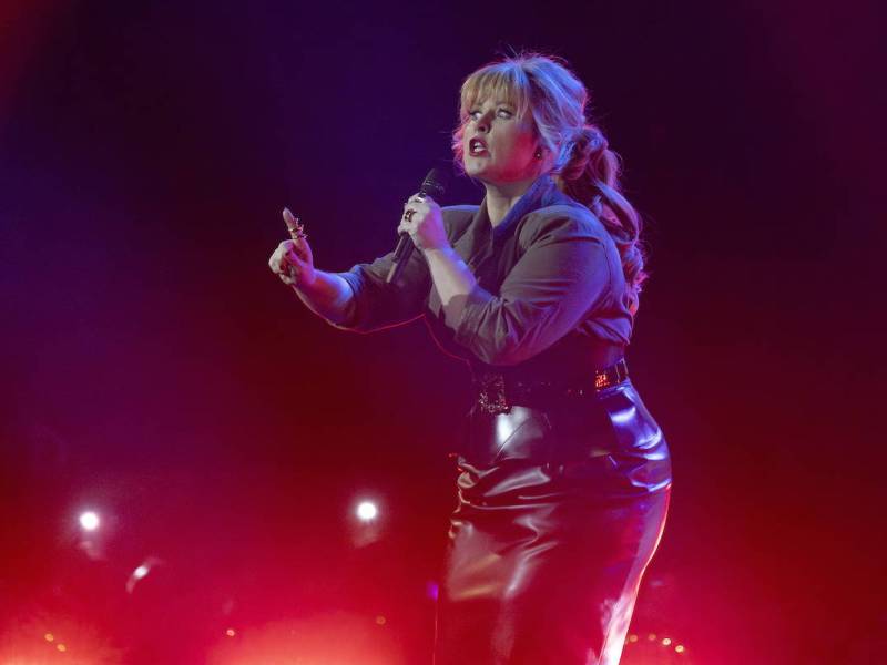 Auftritt von Maite Kelly in der TV-Show Schlager Champions - Das groﬂe Fest der Besten, pr‰sentiert von Moderator und S‰nger Florian Silbereisen live aus dem Velodrom Berlin. *** Performance by Maite Kelly in the TV show Schlager Champions Das groﬂe Fest der Besten, presented live from the Velodrom Berlin by presenter and singer Florian Silbereisen
