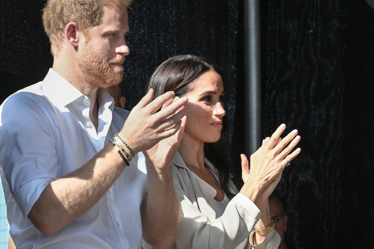 Harry and Meghan at the swimming medals ceremony, Invictus Games Day 7, D¸sseldorf, Germany D¸sseldorf, Germany, 16th Sep 2023. Meghan, the Duchess of Sussex and Prince Harry, the Duke of Sussex attend the swimming medals ceremony on stage in the Invictus Village and hand out medals to several of the winners. Day 6 of the Invictus Games D¸sseldorf in and around the Merkur Spiel Arena. 21 nations participate in the games this year., Credit:Imageplotter / Avalon PUBLICATIONxNOTxINxUKxFRAxUSA Copyright: xImageplotterx/xAvalonx 0805724679