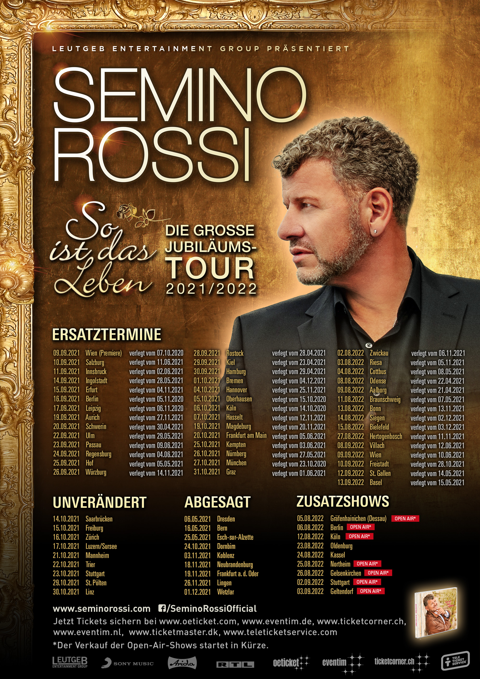 Semino Rossi-Tourartwork © Leutgeb Entertainment Group