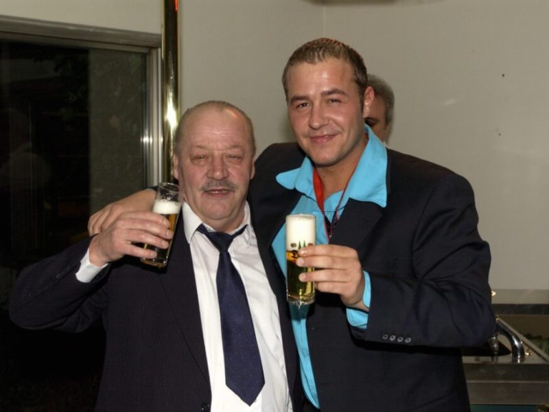 Wilhelm Herren mit seinem Sohn Willi Herren