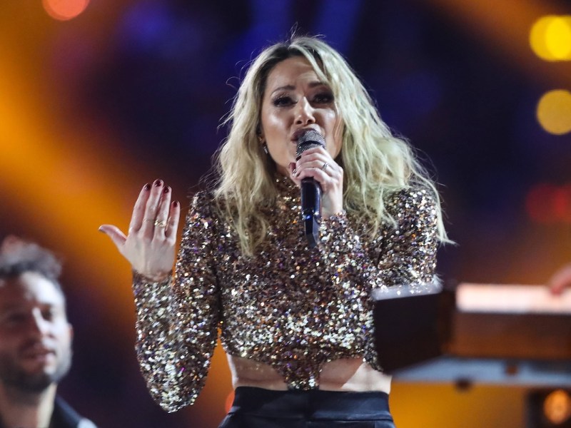 Saengerin Helene Fischer GER - ARD Live Show „Schlagerchampions - Das groﬂe Fest der Besten“ aus dem Velodrom in Berlin *** Singer Helene Fischer GER ARD Live Show “Schlagerchampions Das groﬂe Fest der Besten” from the Velodrom in Berlin