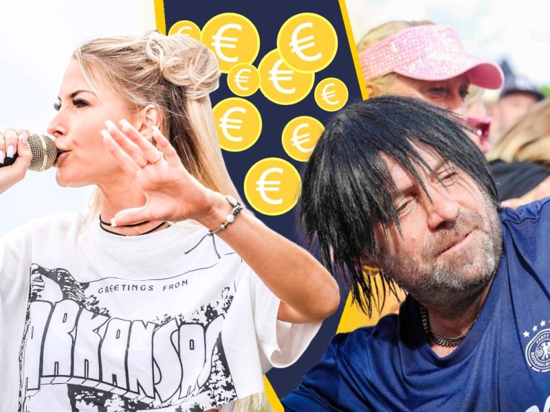 Isi Glück und Ikke Hüftgold am Ballermann.