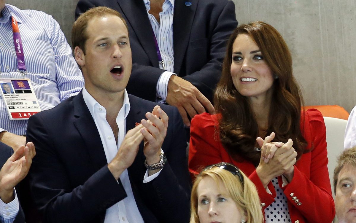 Prinz William und Kate Middleton bei der Olympiade 2012 in London.