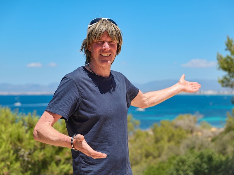 Mickie Krause zu Hause in seinem Domizil Palma de Mallorca Bellavista Mallorca Spanien *** Mickie Krause at home in his domicile Palma de Mallorca Bellavista Mallorca Spain