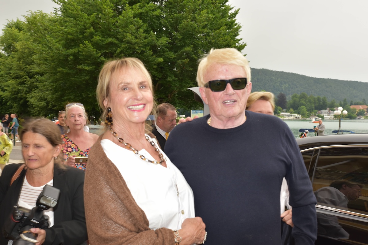 Diana Kˆrner, Heino, 60 Jahre Lisa Film, 2024, Velden , Schloﬂ am Wˆrthersee, Manfred Siebinger *** Diana Kˆrner, Heino, 60 years Lisa Film, 2024, Velden , Schloﬂ am Wˆrthersee, Manfred Siebinger