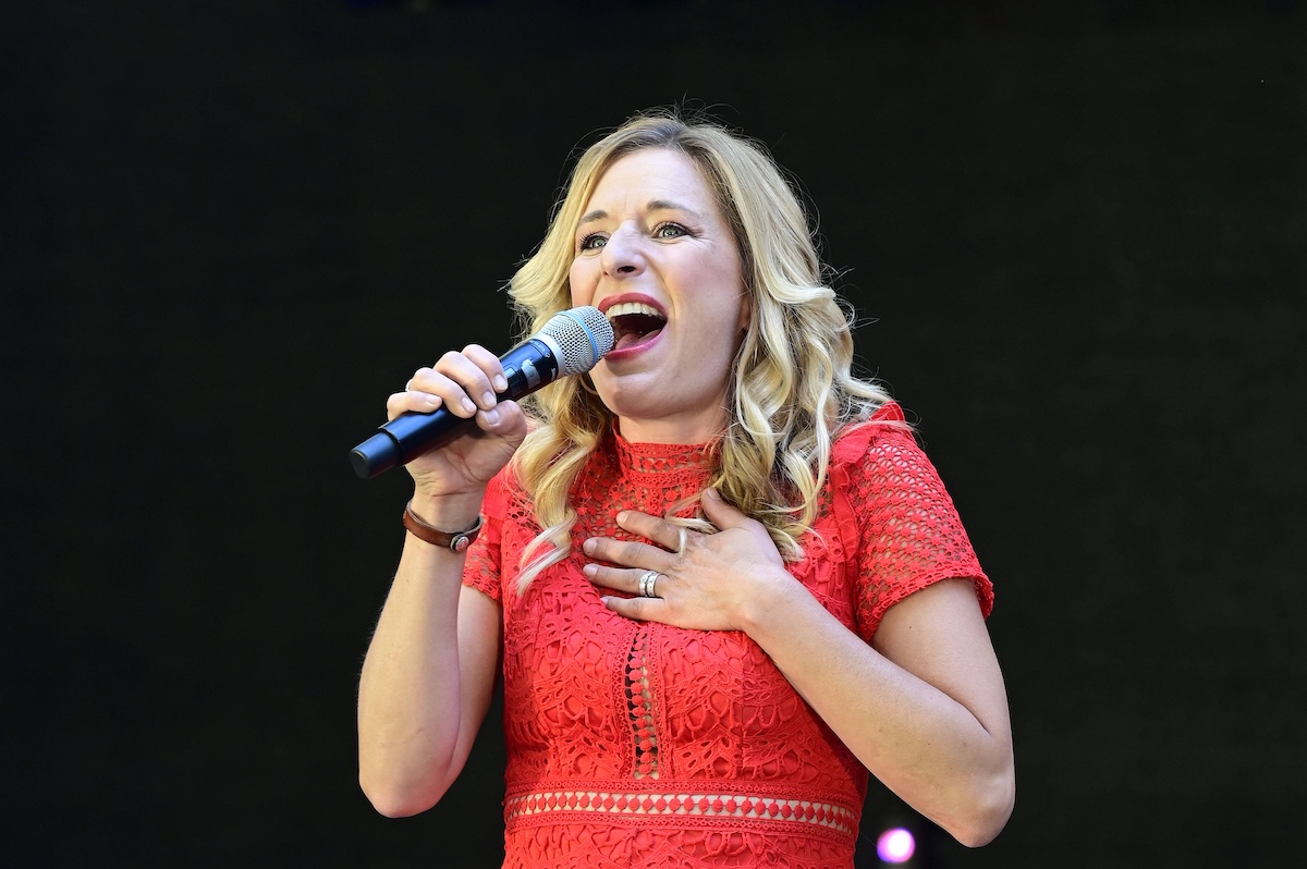 Stefanie Hertel live beim Hit auf Hit - Die Schlager Show Open Air auf der Waldb¸hne. Jonsdorf, 21.07.2024 *** Stefanie Hertel live at Hit auf Hit Die Schlager Show Open Air at the Waldb¸hne Jonsdorf, 21 07 2024 Foto:xM.xWehnertx/xFuturexImagex schlagershow_jonsdorf_4768