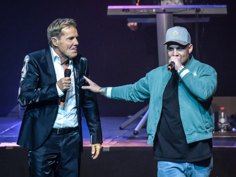 Entertainment, Dieter Bohlen wird 70 - Die Mega-Party - Exklusives Geburtstagskonzert 07.02.2024, xdanx, Entertainment Musik,Dieter Bohlen wird 70 - Die Mega-Party - Exklusives Geburtstagskonzert, v.l. Dieter Bohlen, feiert seinen Geburtstag im Kreise seiner Fans ein Mega-Konzert in Berlin mit Pietro Lombardi. Berlin Theater am Potsdamer Platz Berlin Deutschland DE *** Entertainment, Dieter Bohlen turns 70 The Mega Party Exclusive Birthday Concert 07 02 2024, xdanx, Entertainment Music,Dieter Bohlen turns 70 The Mega Party Exclusive Birthday Concert, v l Dieter Bohlen, celebrates his birthday in the circle of his fans a mega concert in Berlin with Pietro Lombardi Berlin Theater am Potsdamer Platz Berlin Germany EN Copyright: xDanielxLakomskix