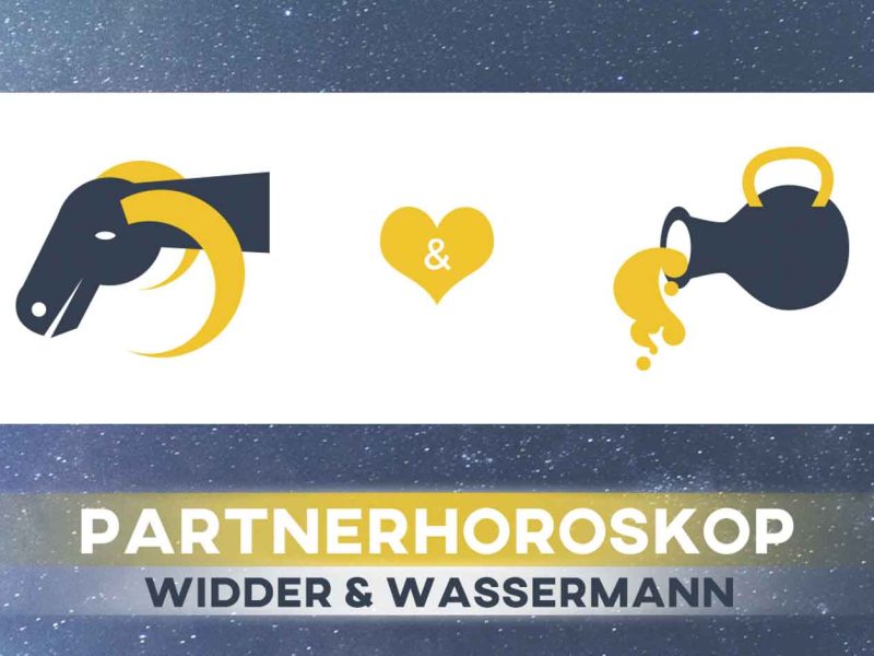 Sternzeichen Widder und Wassermann